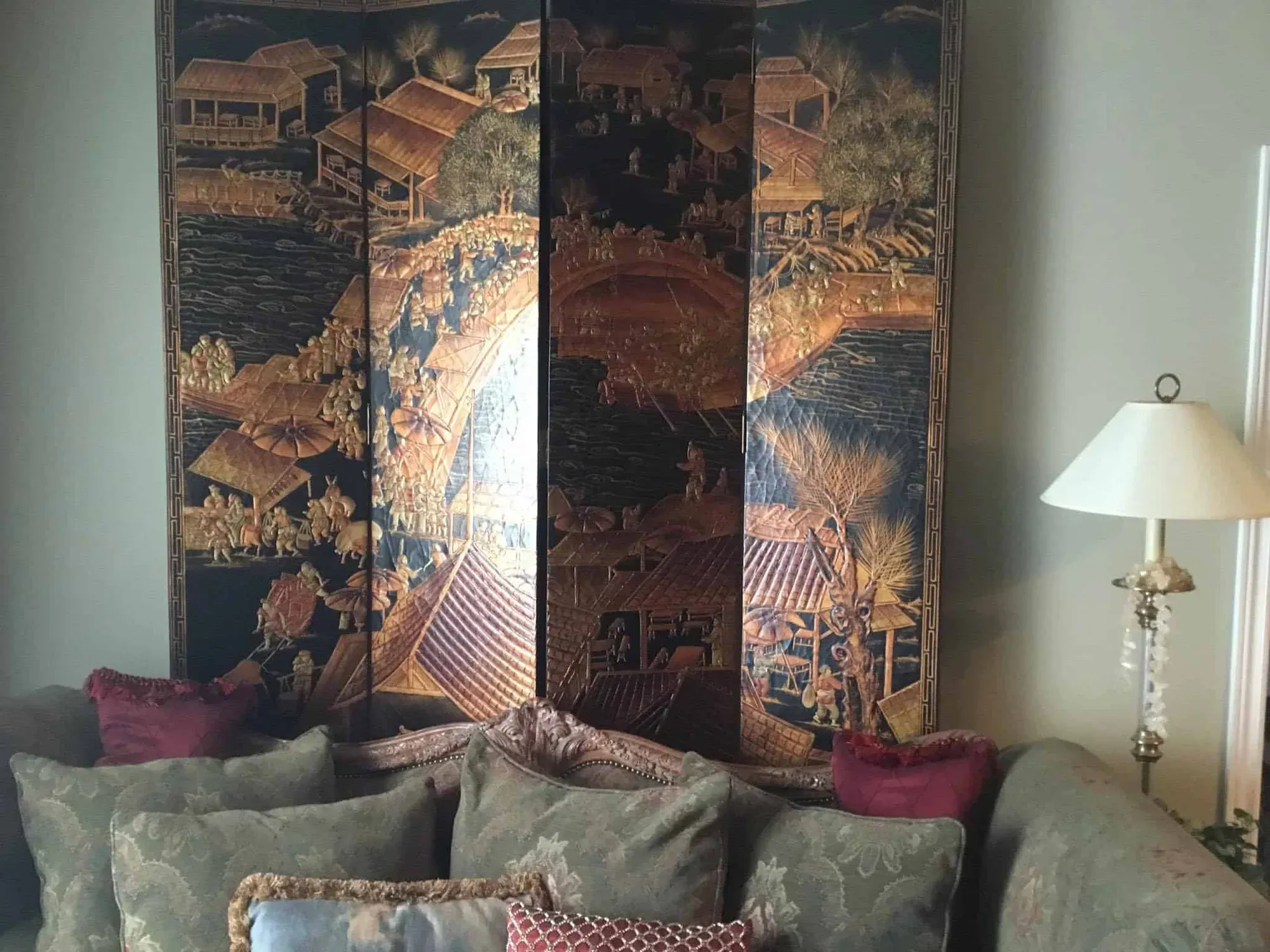 Heritage House - Screen Featuring Chinoiseries