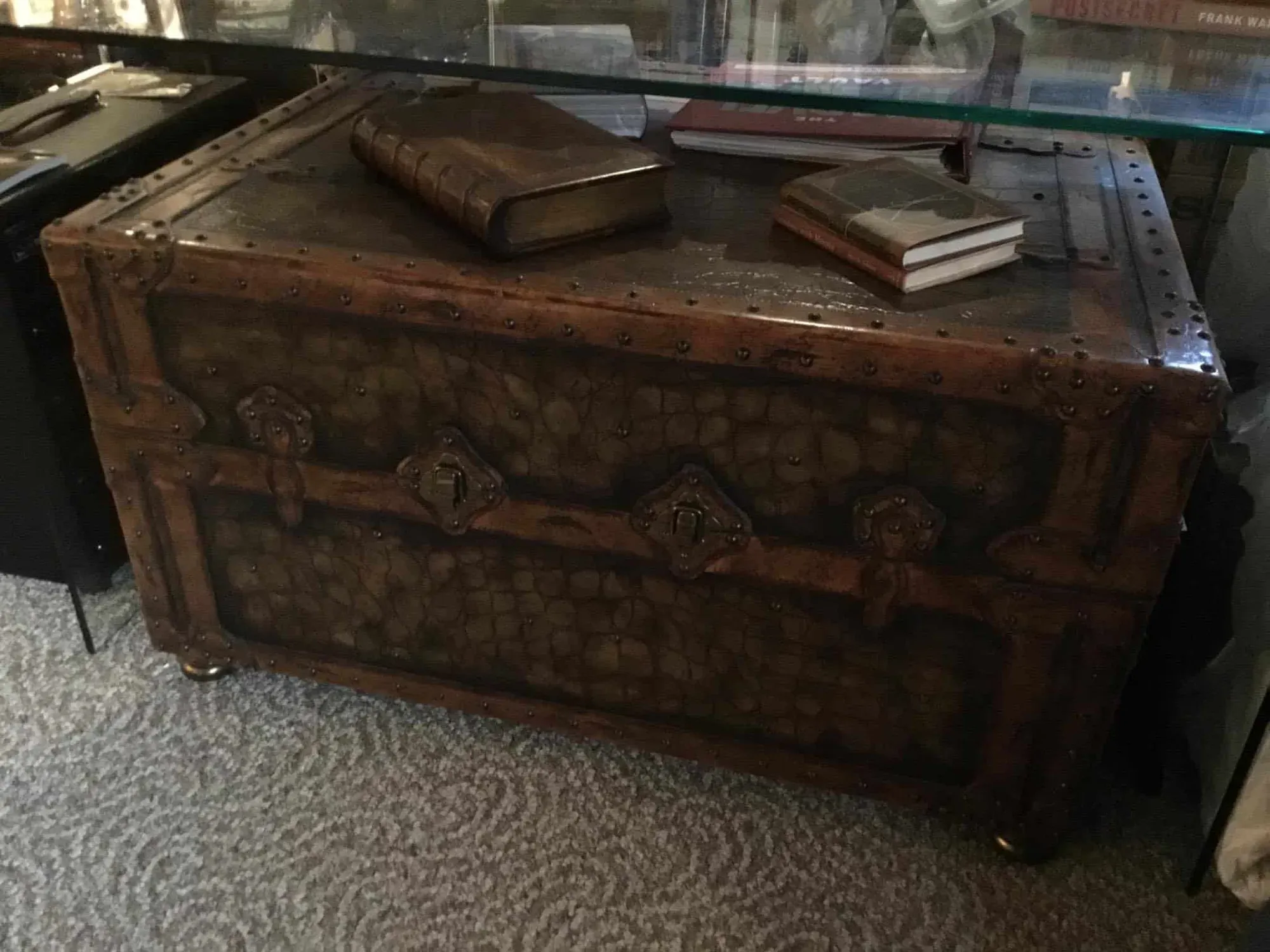 Heritage House - Storage Chest with Extensive Hand Applied Detail Work